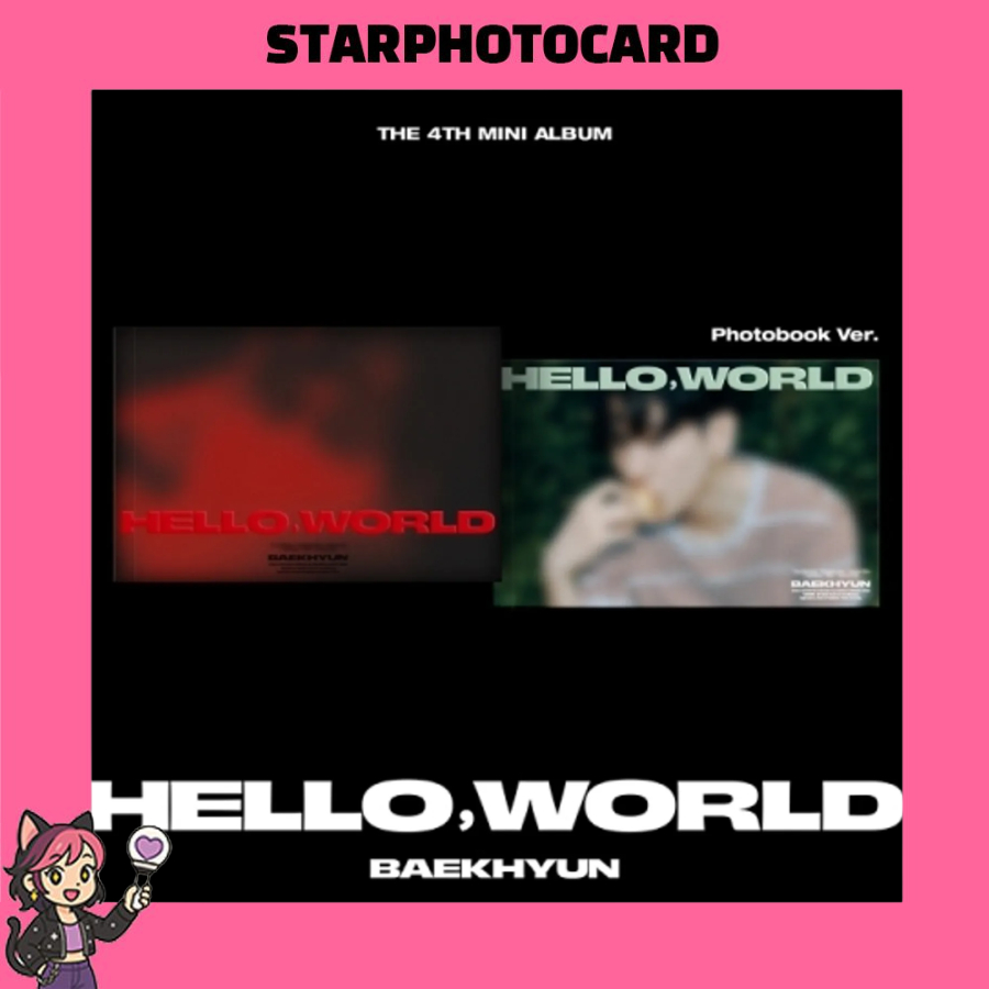 [READY STOCK] BAEKHYUN - 4TH MINI ALBUM : HELLO, WORLD
