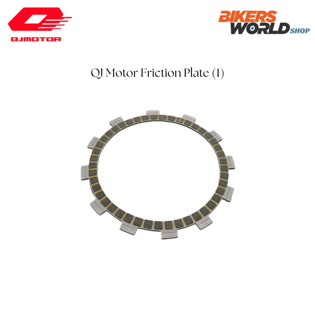 QJ Motor Friction Plate (1) สําหรับ SRK 400 RR / SRK 400 มอเตอร์ไซค์