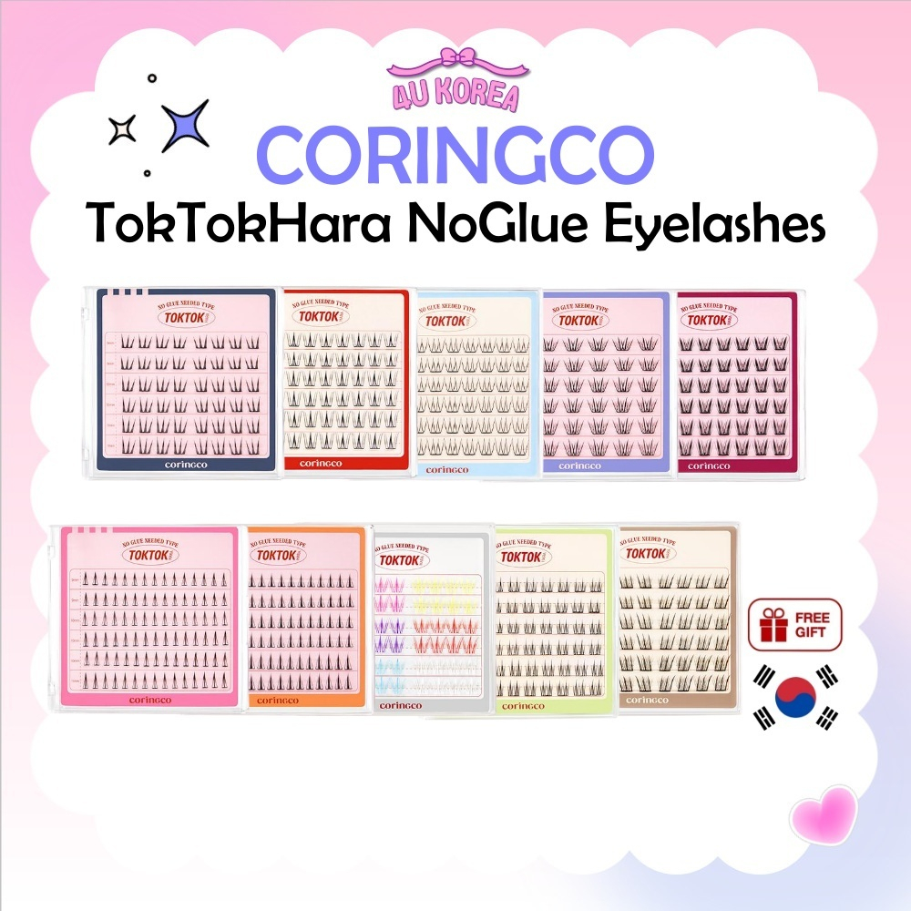 CORINGCO TokTokHara NoGlue Eyelashes 9 types / K-BEAUTY