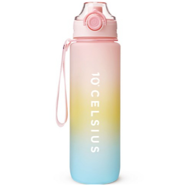 10DC SPORTS BOTTLE TRITAN RAINBOW 1L WATER TUMBLER – สีเทา / เขียว / น้ําเงิน / ชมพู
