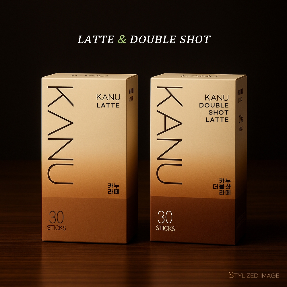 KANU Latte Coffee Collection : Original Latte & Double Shot Latte