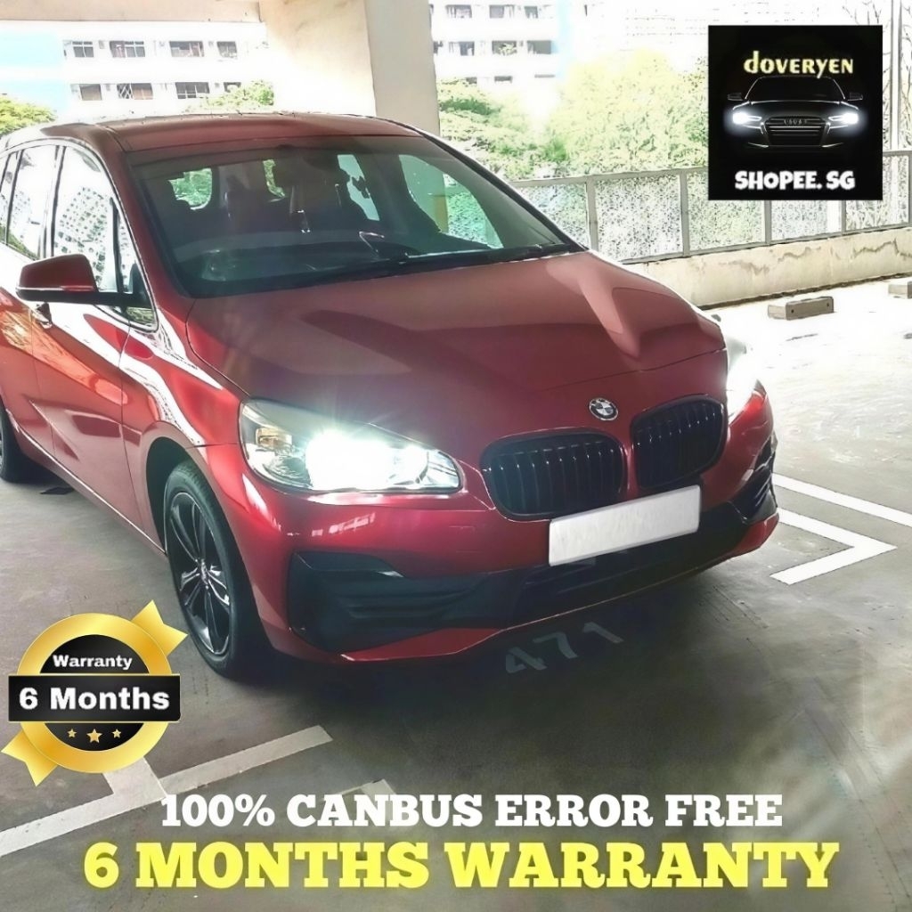 Bmw Tourer F45 F46 6500K สีขาว Canbus LED ไฟหน้า/หลอดไฟหมอกข้อผิดพลาดฟรี - Active Tourer Gran Tourer