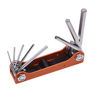 QTools 8 In 1 Hex Key ประแจ Allen Key Hex ชุดไขควง