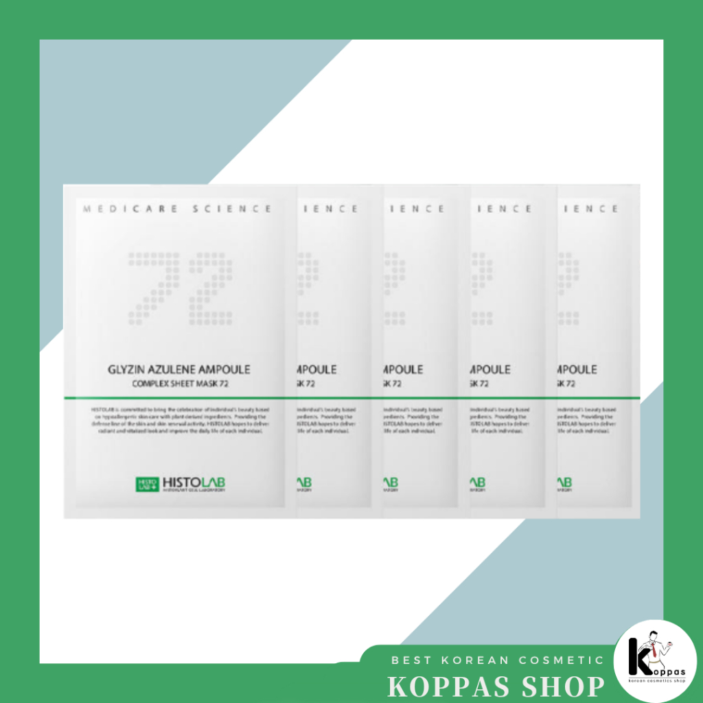 [HISTOLLAB] Glyzin Azulene Ampoule Complex Sheet Mask, 30g x 5EA / มาส์กเกาหลี / Ampoule Complex