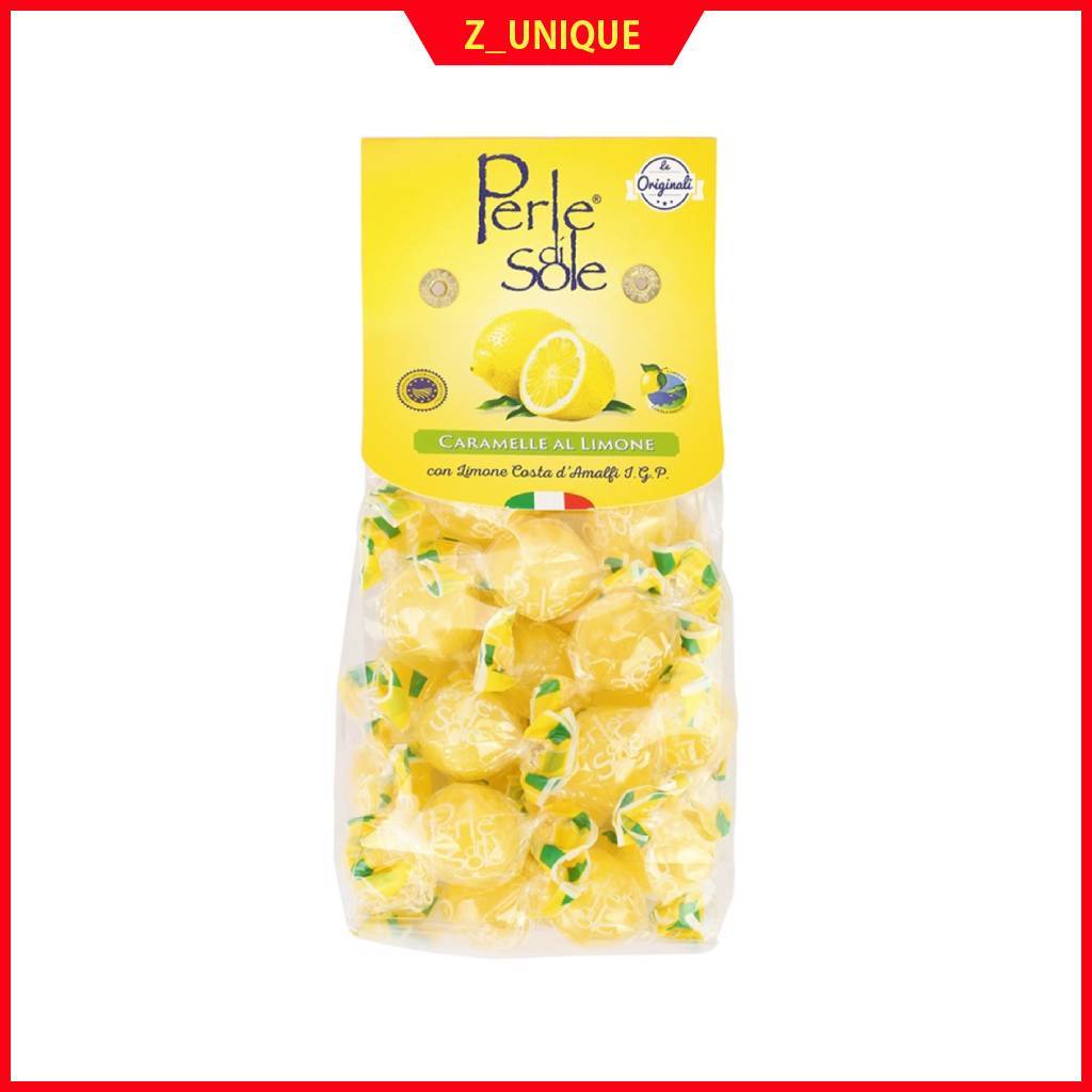 [Perle di Sole Lemon Candy 200g] ลูกอมแข็งเลมอนอะมาเลฟี่โคสต์จากอิตาลีแท้ – ของว่างหวานนําเข้า