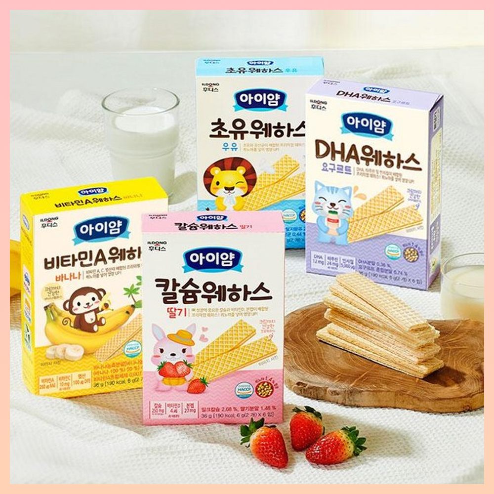 Ildong I Yam ขนมเวเฟอร์สําหรับเด็กระดับพรีเมียม