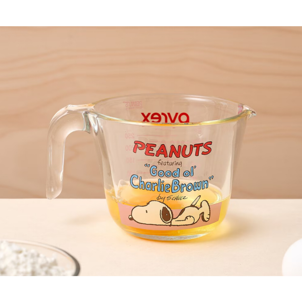 [MODERN HOUSE] ถ้วยตวง Snoopy Pyrex สีชมพู 250ml