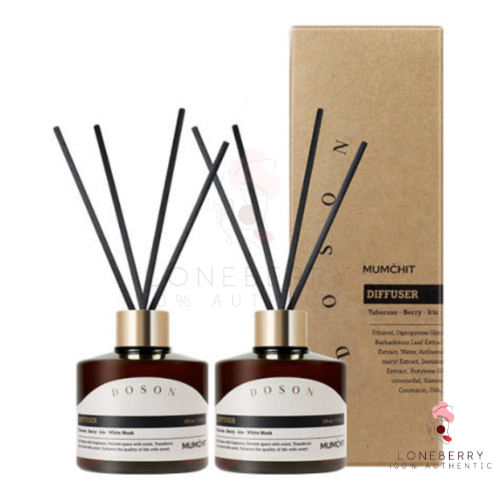MUMCHIT Biotox Diffuser Set (12 Scents) | 200ml x 2ea + Reed Sticks 8ea | น้ำหอมก้านไม้หอม มัมชิท เซต 12 กลิ่น