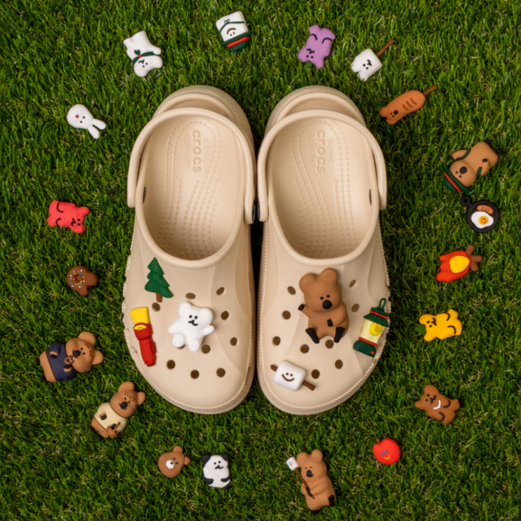 หัวเข็มขัดสำหรับรองเท้า Crocs Clog Buttonz ชุดของขวัญสร้างสรรค์จากเกาหลี