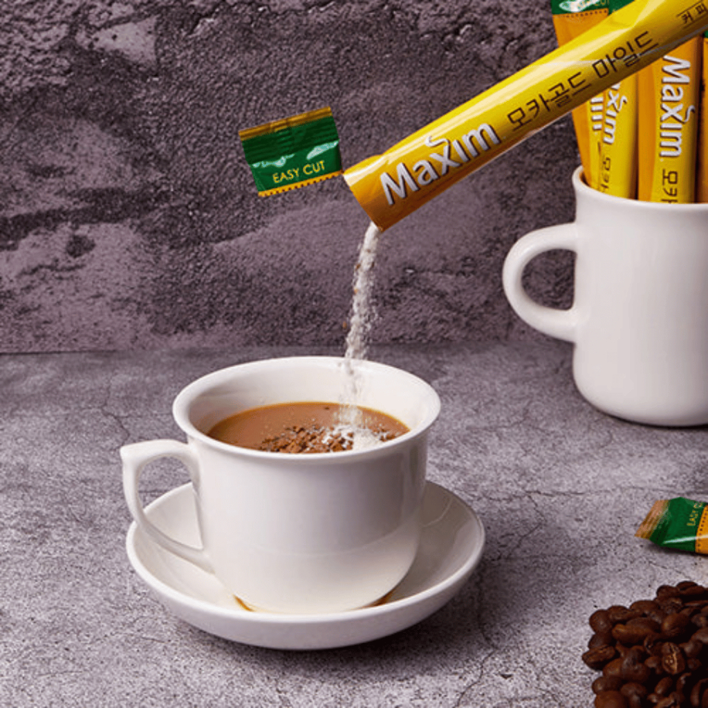 [MAXIM] กาแฟผสมเกาหลี – Mocha Gold Mild / White Gold / Light / ไม่มีน้ําตาล / Decaf | 10 / 20 แท่ง (ไม่มีกล่อง) ราคา ถูกที่สุด ดีลบีเคเค แกลเลอรีภาพที่ 5