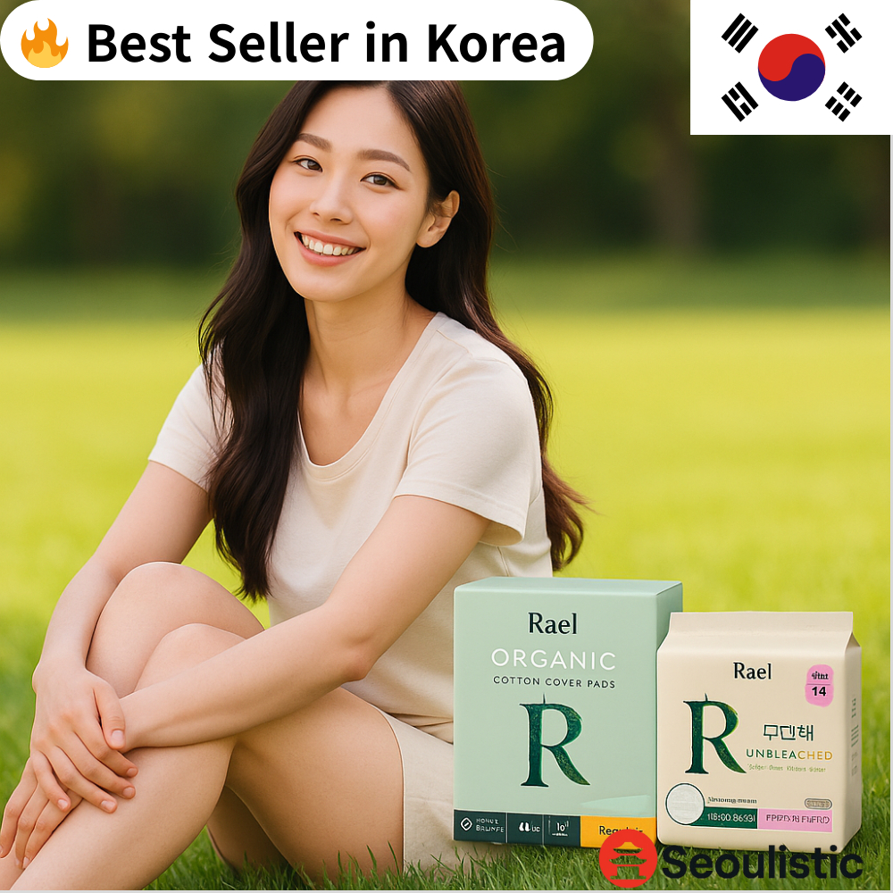 [ของแท้เกาหลี] ผ้าอนามัยผ้าฝ้ายออร์แกนิก Rael สําหรับผิวแพ้ง่าย |Petite·Regular·Large