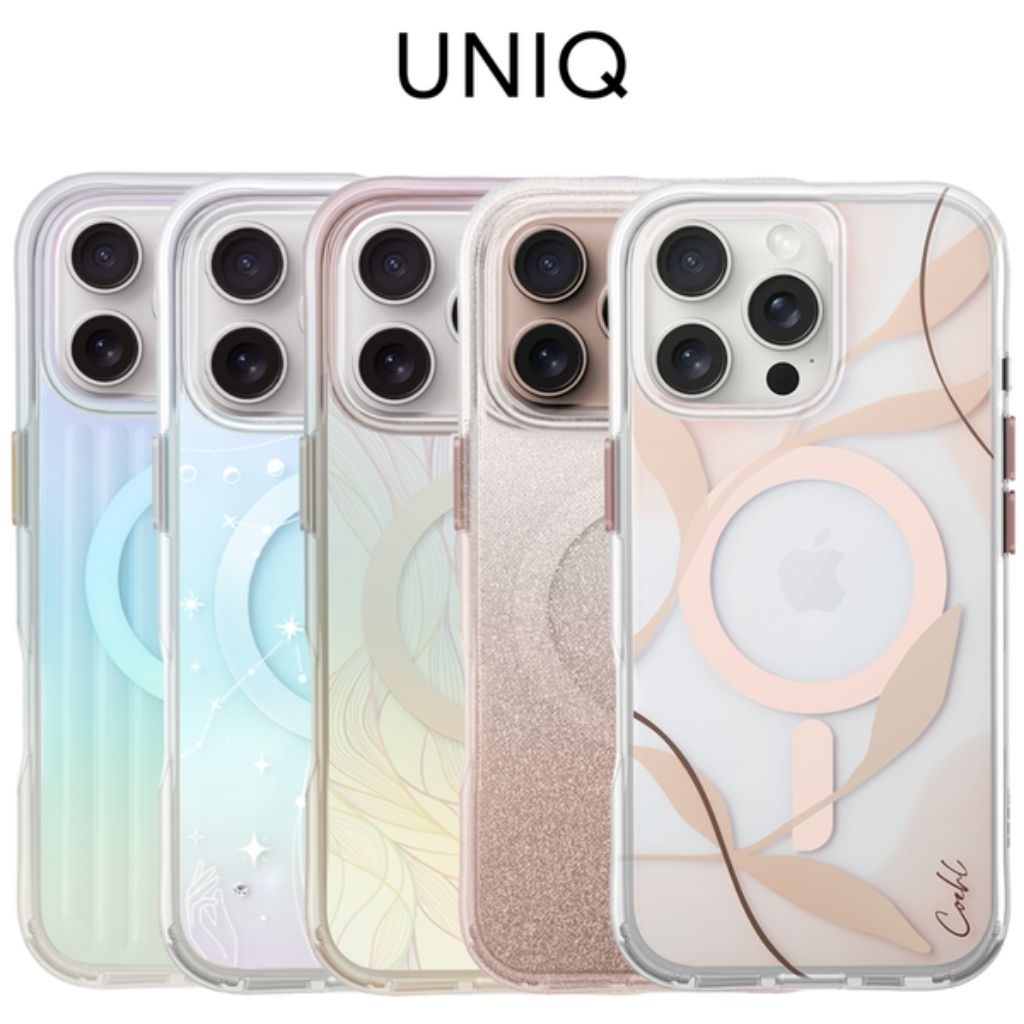 UNIQ COEHL SERIES 8FT DROP TESTED IPHONE 16 PRO 2024 6.3" / 16 PRO MAX 2024 6.7" MAGCLICK CASE