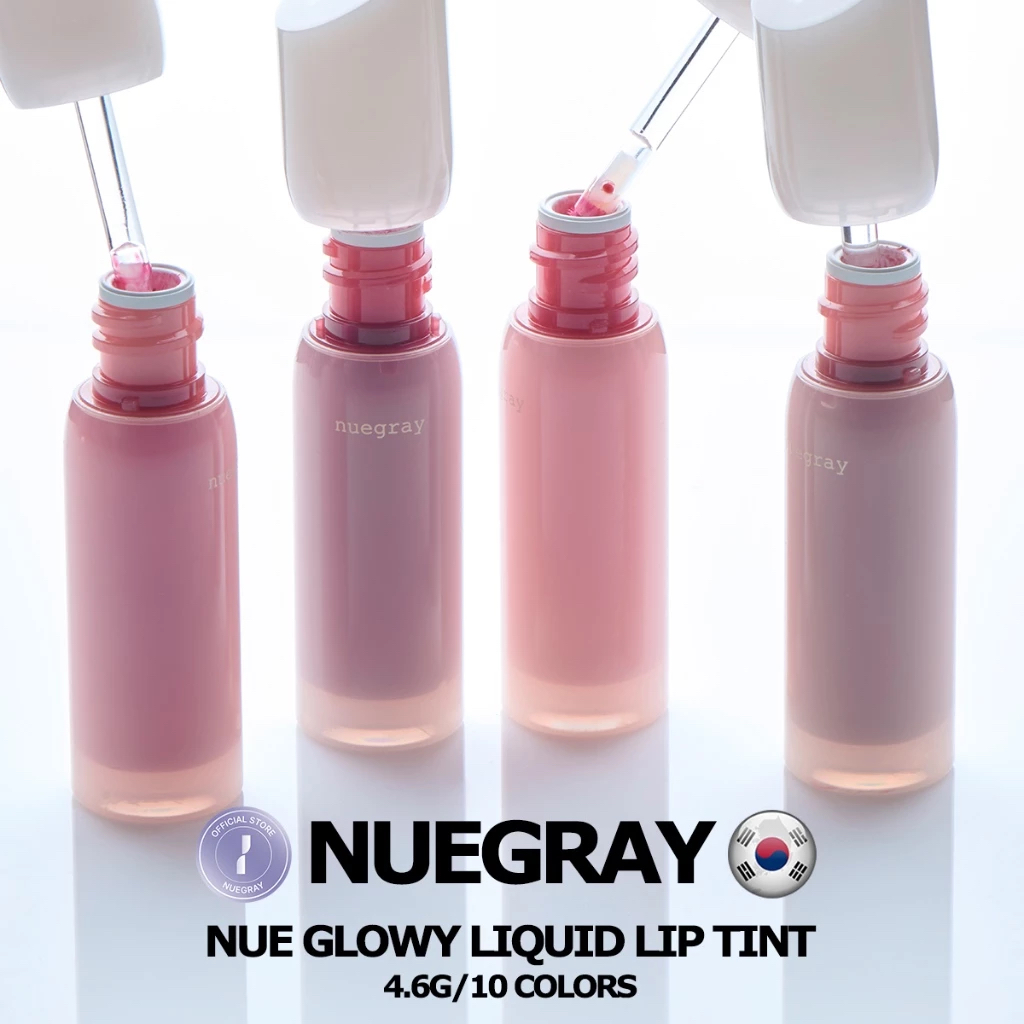 nuegray nue glowy liquid lip tint 10 colors