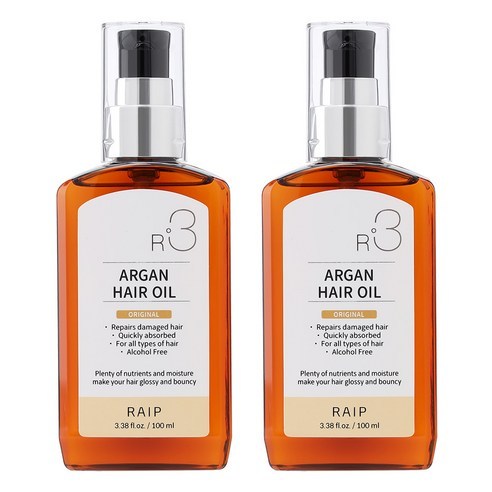 [K-BEAUTY] R3 ARGAN HAIR OIL ESSENCE 100ml  2 ชิ้น (9 ประเภท) – RAIP