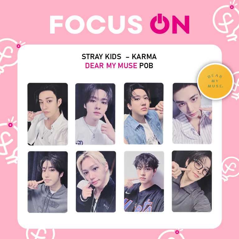 STRAYKIDS POB DEARMYMUSE DMM KARMA PHOTOCARD