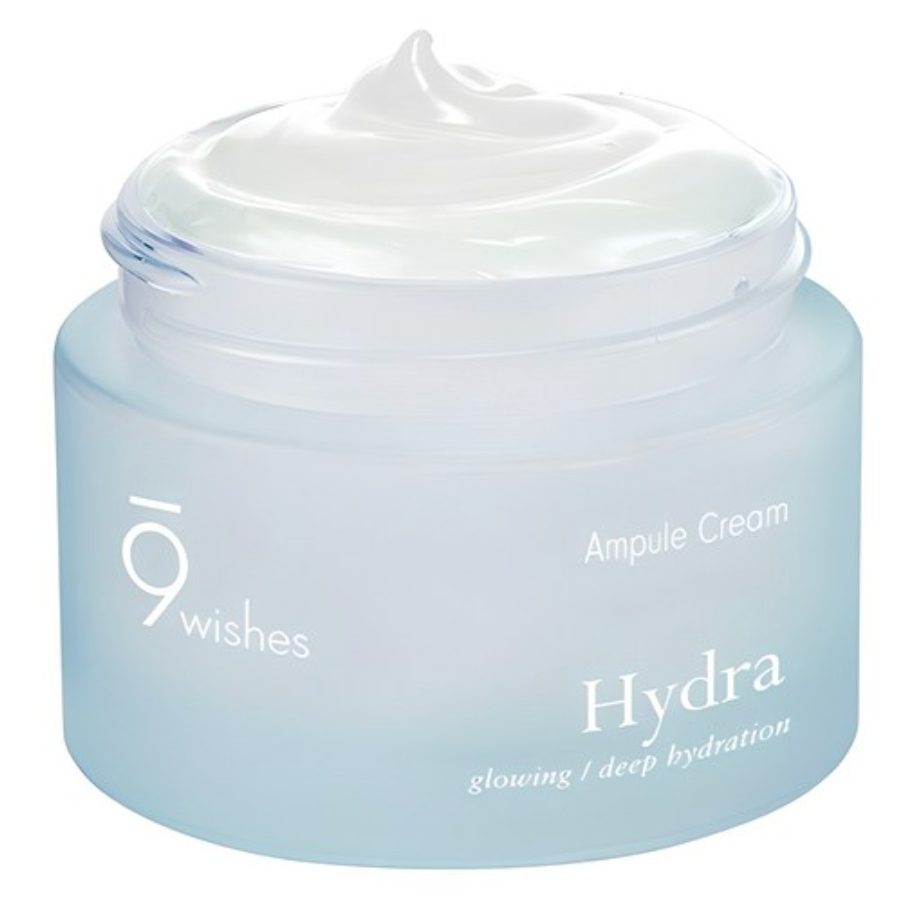 9WISHES HYDRA AMPOULE CREAM 50ML – DEEP HYDRATION & GLOWING CARE