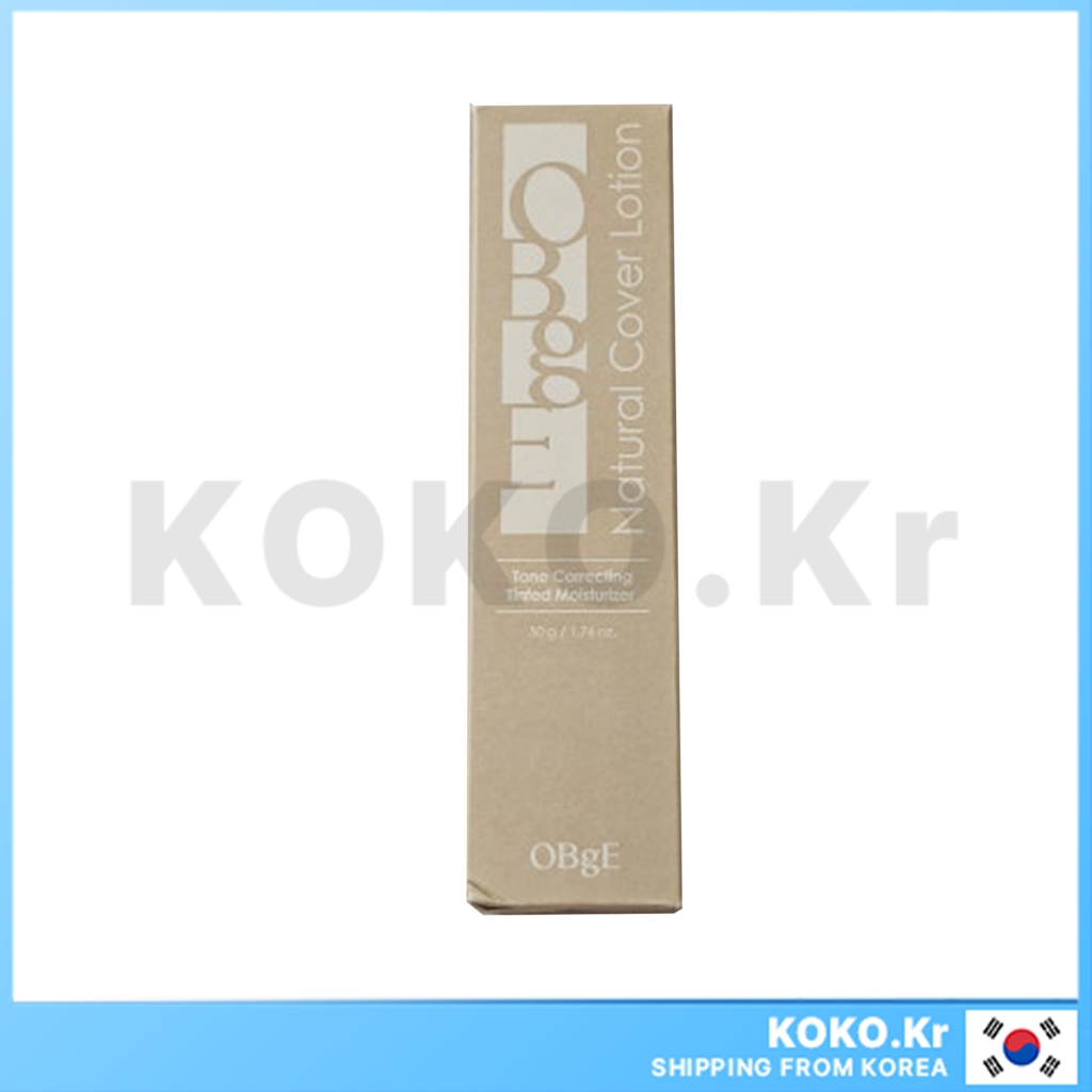 OBgE Natural Cover Lotion SPF50+ PA++++ 50g พร้อม FREEBIES