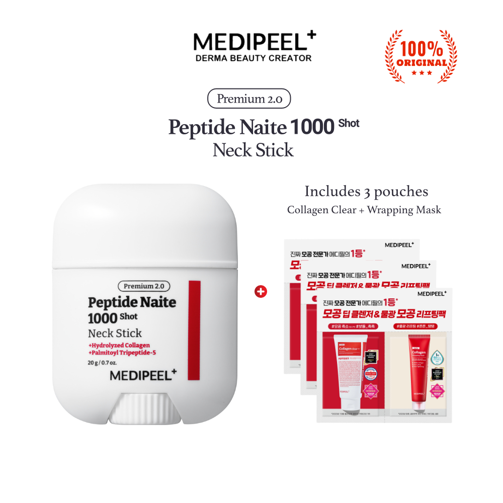 [MEDIPEEL]Premium 2.0 Peptide 1000 Shot Neck Stick 20g Neck Care & Lifting