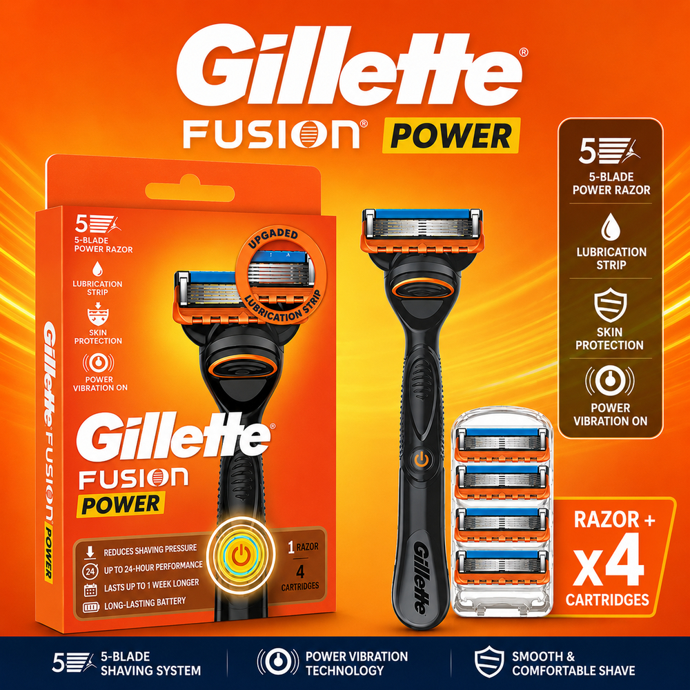 [Gillette] Fusion Power Razor & Refill Blades Series