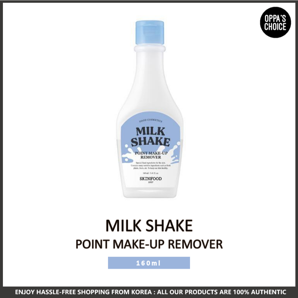 [SKINFOOD] Milk Shake Point Make-Up Remover 160ml รีมูฟเวอร์ อ่อนโยน สำหรับตาและปาก