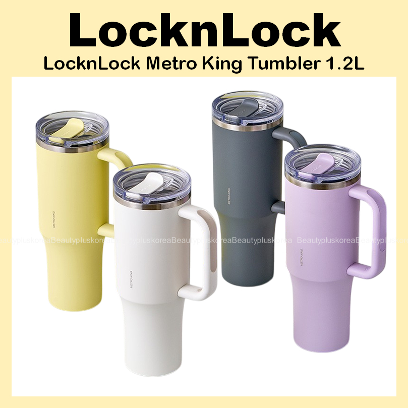 [LocknLock] LocknLock Metro King Tumbler 1.2L (งาช้าง / ม่วง / เหลือง / เทา)