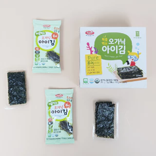 [BEBEST] สาหร่ายเด็กออร์แกนิก 1.5g x10 ซอง – Pure (ไม่ใส่เกลือและน้ำมัน) / Calcium (เค็มอ่อน มีแคลเซียม)