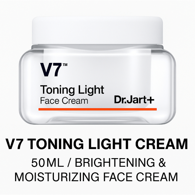 DR.JART+ V7 TONING LIGHT CREAM – 50ML / BRIGHTENING & MOISTURIZING FACE CREAM