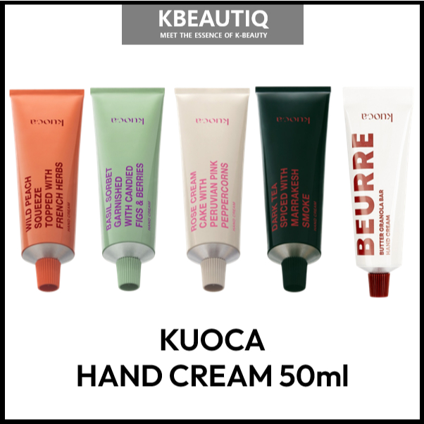 ครีมมือเกาหลี KUOCA HAND CREAM 50ML 5 TYPES | Korean Hand Cream ครีมทามือ จากเกาหลี