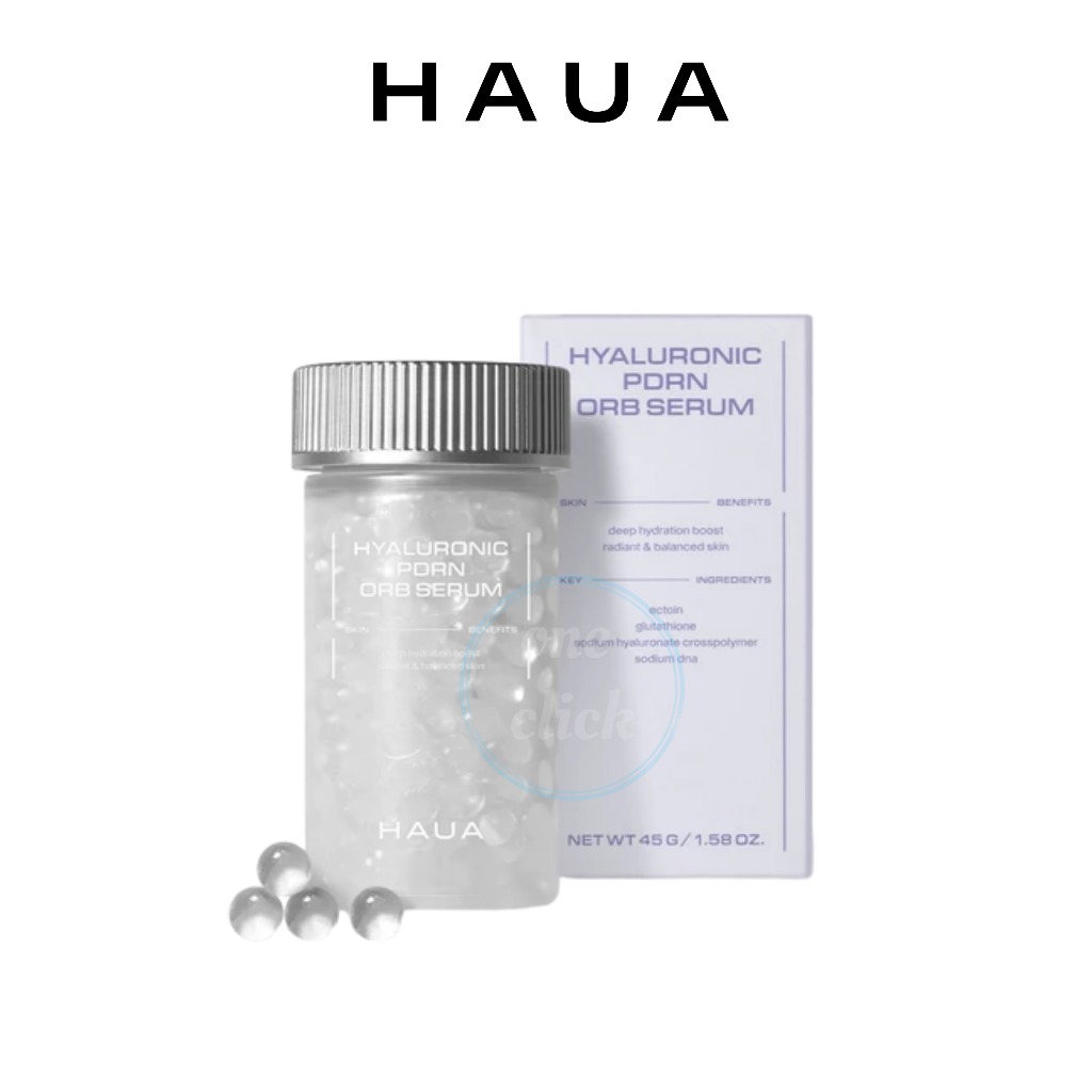 HAUA Hyaluronic PDRN Orb Serum เซรั่มบำรุงผิว เพิ่มความชุ่มชื้น เนื้อบางเบา ผิวเนียนใส สุขภาพดี 50ml