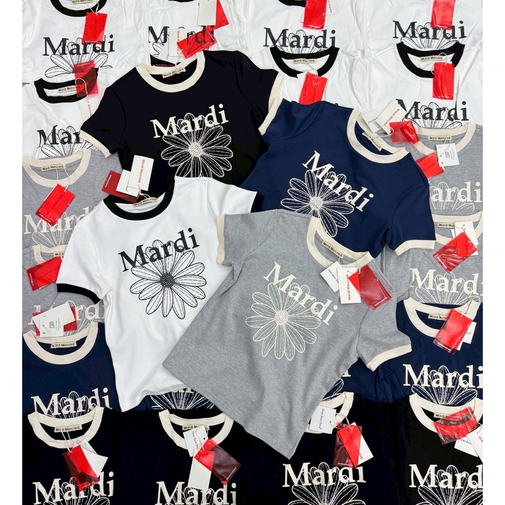 เสื้อยืดคอกลมทรงเบบี้ทีมี4สี