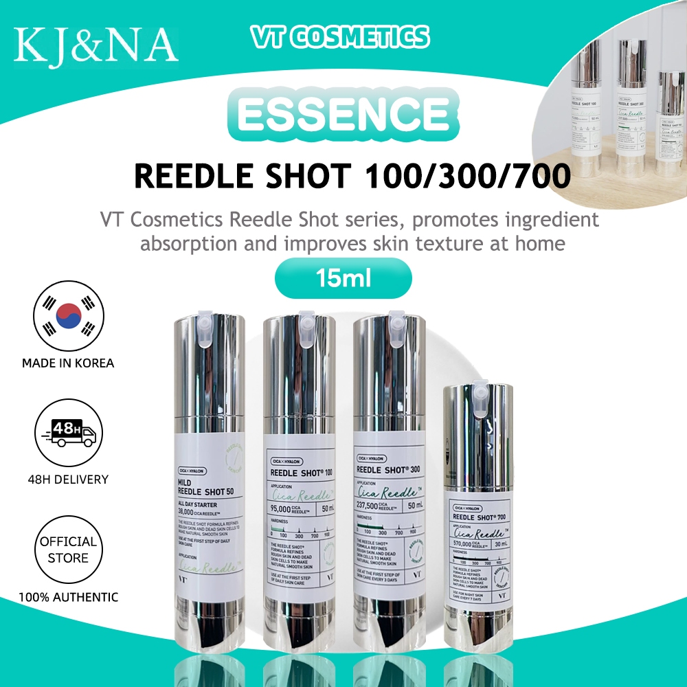 [VT] REEDLE SHOT 100 / 300 / 700 Silica, Microneedleing skin booster serum, Spot treatment Needle sh