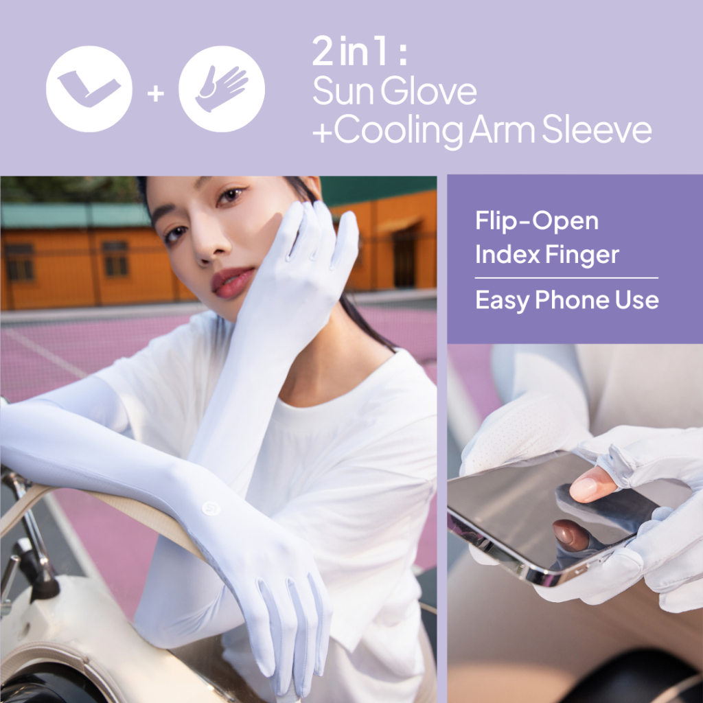 NEAU Luna FullCover - ถุงมือแขนยูวี