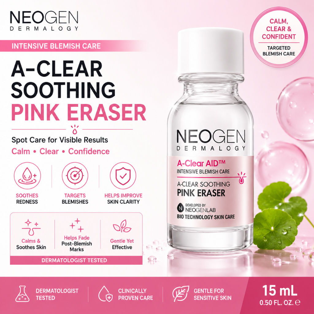 [Neogen] A-Clear Soothing Pink Eraser 15mL / K-BEAUTY