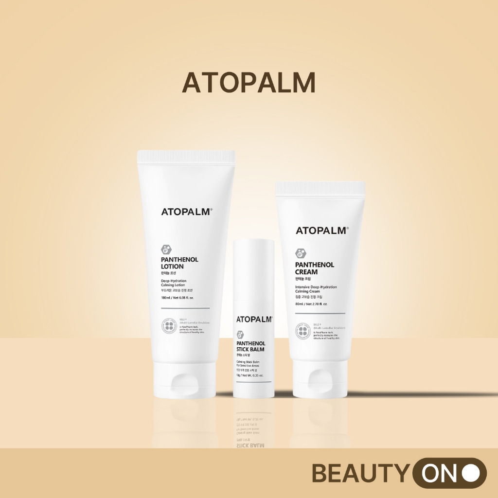 [Atopalm] Panthenol Collection | Lip Balm 10g, Cream 80ml, Lotion 180ml | Hydration, Soothing, Barrier Protection, Sensitive Skin Care