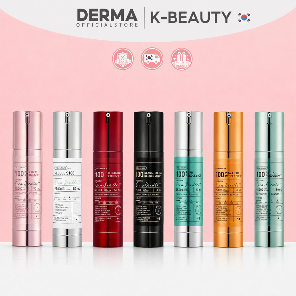 [VT] ALL Color Reedle Shot 100/300/700 RETI-A/Collagen/Pro-CICA/Red/Black Truffle/VITA Reedle shot