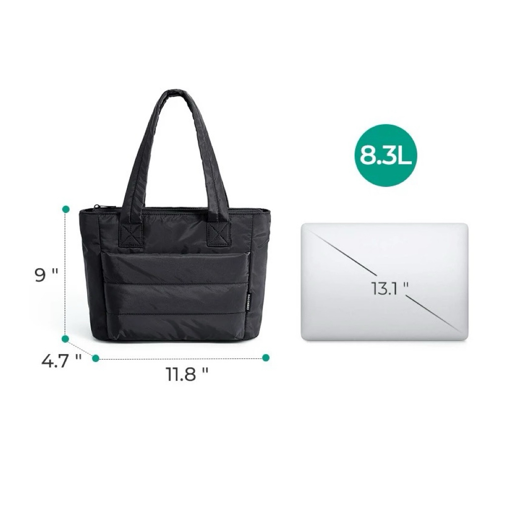 Bagsmart Puff Small Tote Puffy Bag (สามารถใส่แล็ปท็อป 11.5) ได้