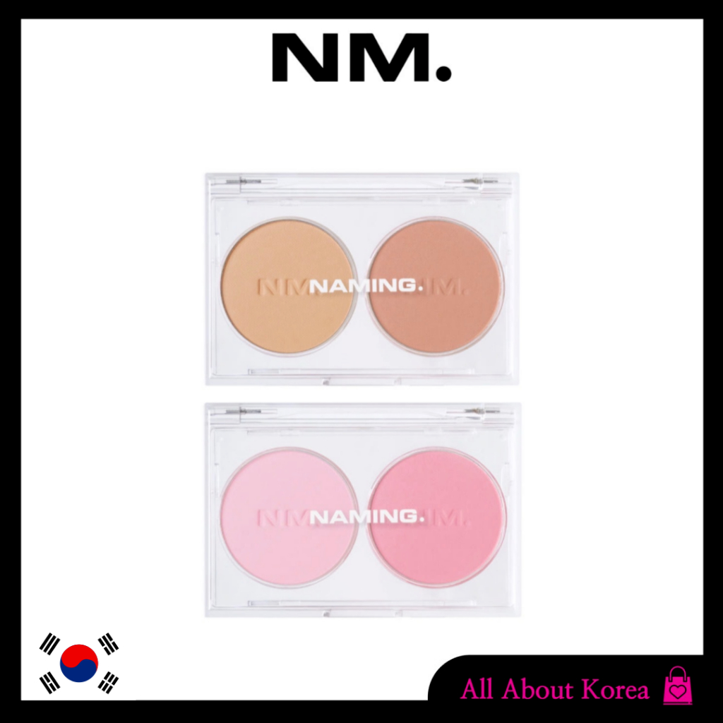 [NAMING]Fluffy Powder Blush Duo Palette 2 สี