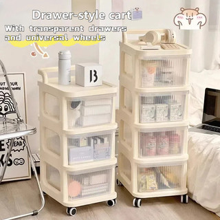 READY STOCK Storage trolley rack movable snacks toys drawer storage cabinet storage rack
