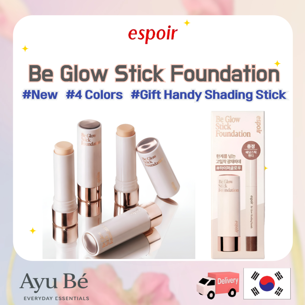 [espoir] Be Glow Stick Foundation 11g +Gift Handy Shading Stick