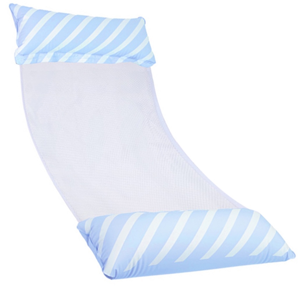 [มา] Aqua Hammock Tube Inflatable Pool Float 1P (สีฟ้า/เหลือง/ชมพู) | เก้าอี้เลานจ์น้ํา ผู้ใหญ่ ฤดูร
