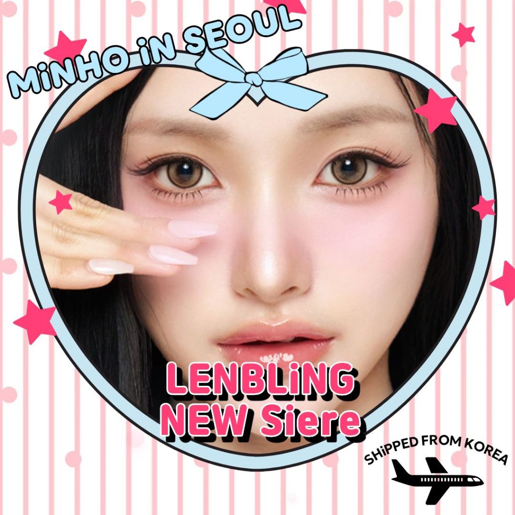 LENBLING SIERE คอนแทคเลนส์ 3 สี 1 เดือน| G.DIA 13.8 มม. เลนส์เครื่องสําอาง K-Beauty Sunmuse