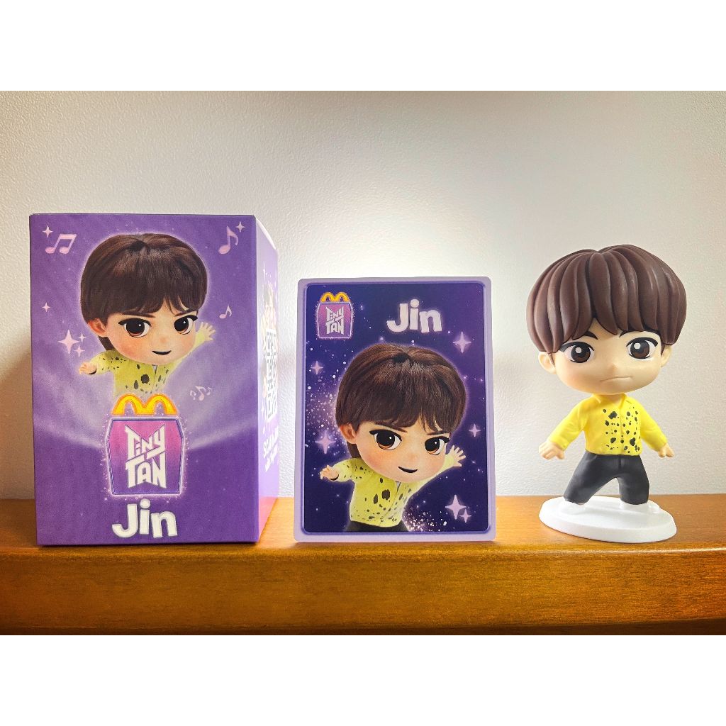 BTS 2025 หุ่นของเล่น TINY TAN Happy Meal ของ McDonald + การ์ด