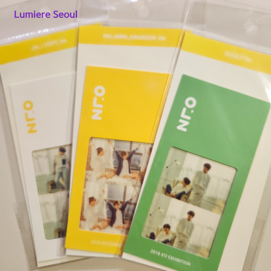 ที่คั่นหนังสืออย่างเป็นทางการของนิทรรศการ BTS 2018