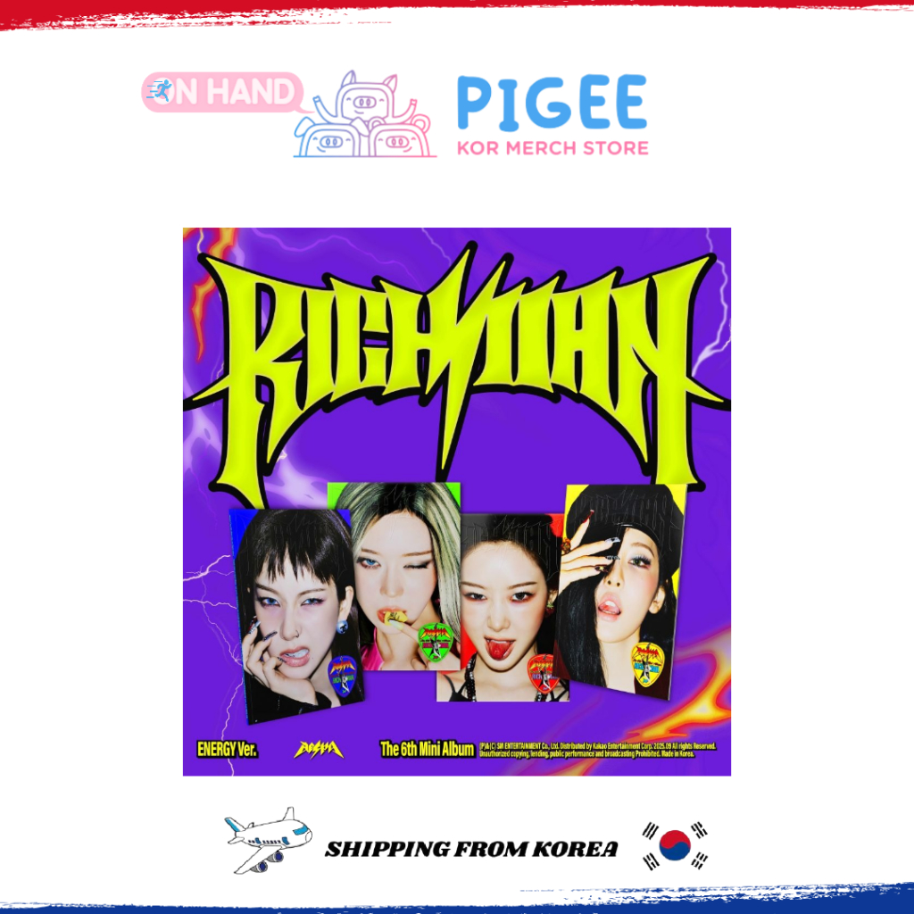 AESPA - [ RICH MAN ] 6TH MINI ALBUM (ENERGY Ver.)