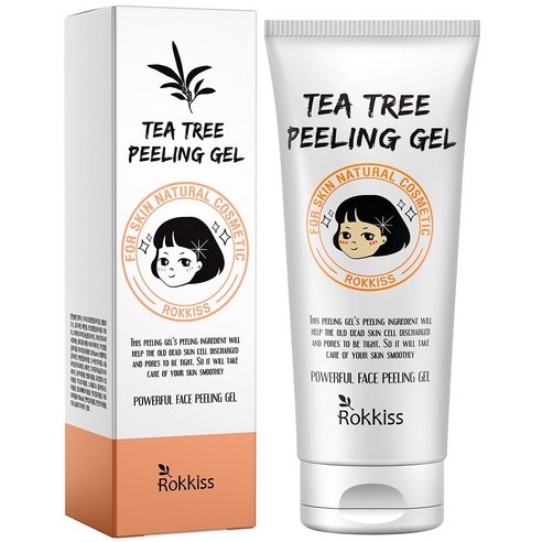 ROKKISS Tea Tree Peeling Gel 120ml Exfoliating Pore Care Hydrating Daily Peeling Gel