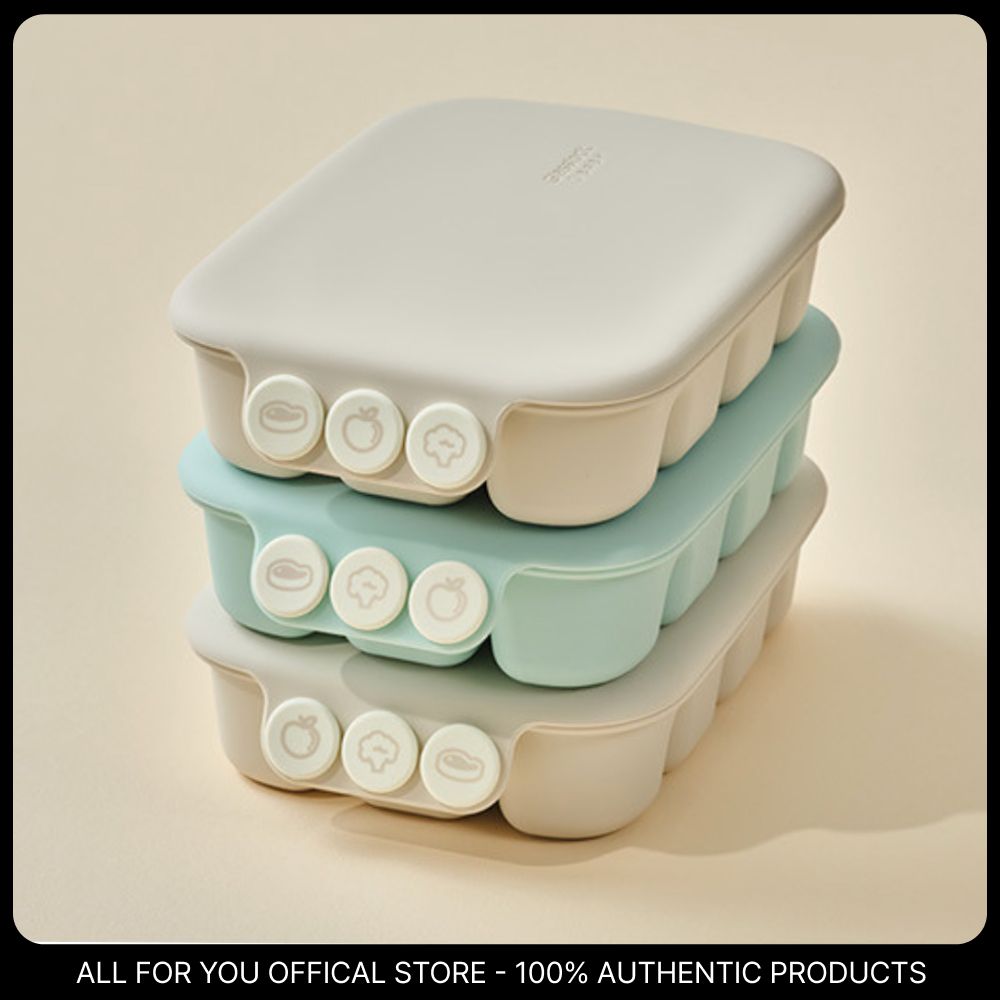 [Glasslock] Baby Silicone Clip Baby Food Cube
