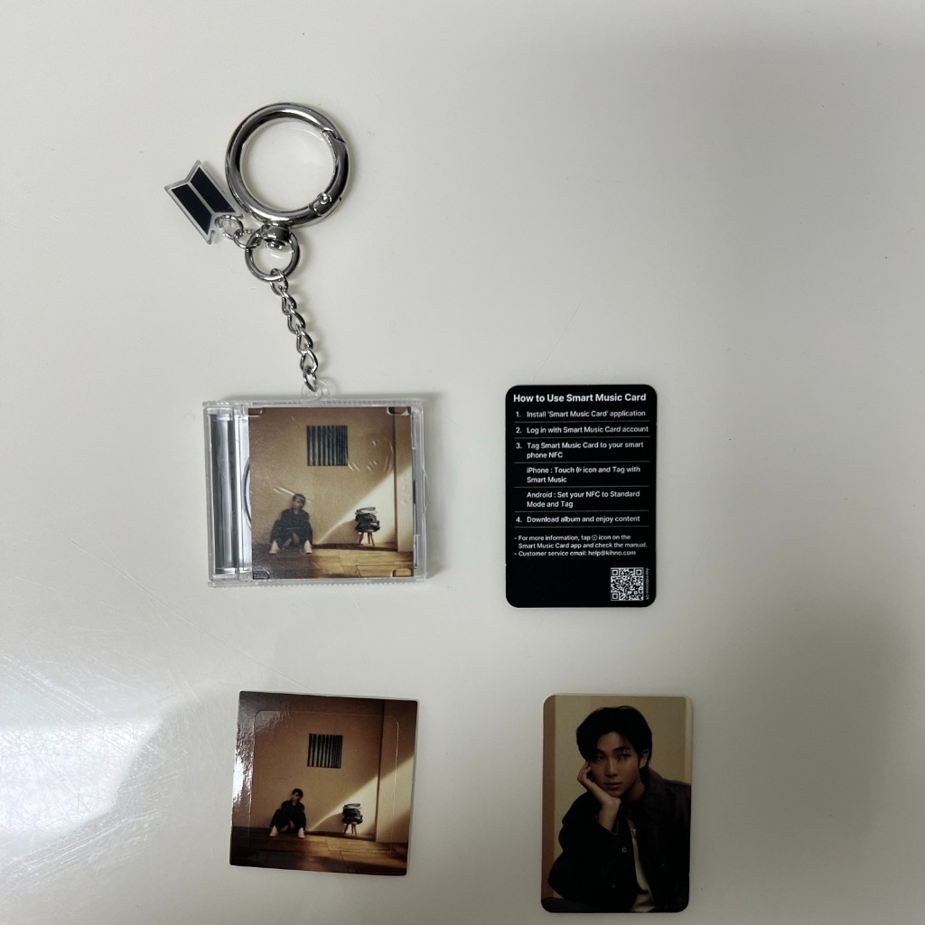 BTS RM Indigo Capsule Album Vol.1 Keyring Limited Official Merch 2025