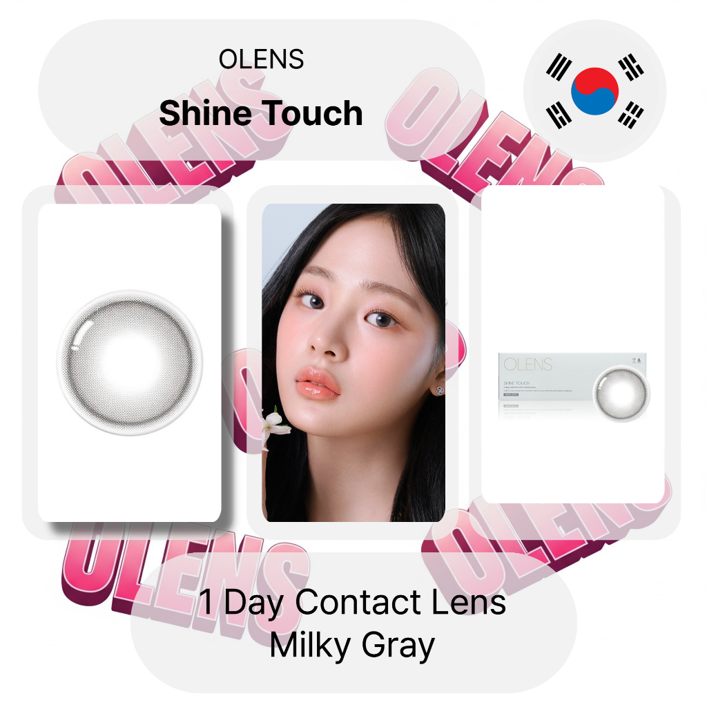 Olens เลนส์สัญญา 1 วัน Shine Touch Milky Grey