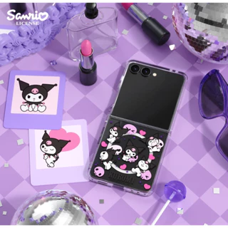 เคสแม่เหล็กใส Sanrio สําหรับปลอก galaxy z flip 8 7 / flip7