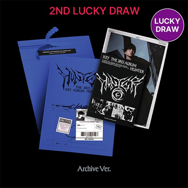 [2ND LUCKY DRAW POB] KEY - 3rd Full [HUNTER] [Archive Ver.]